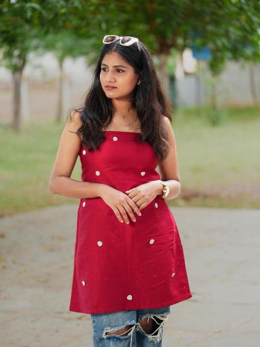 Strapless Bandeau Top