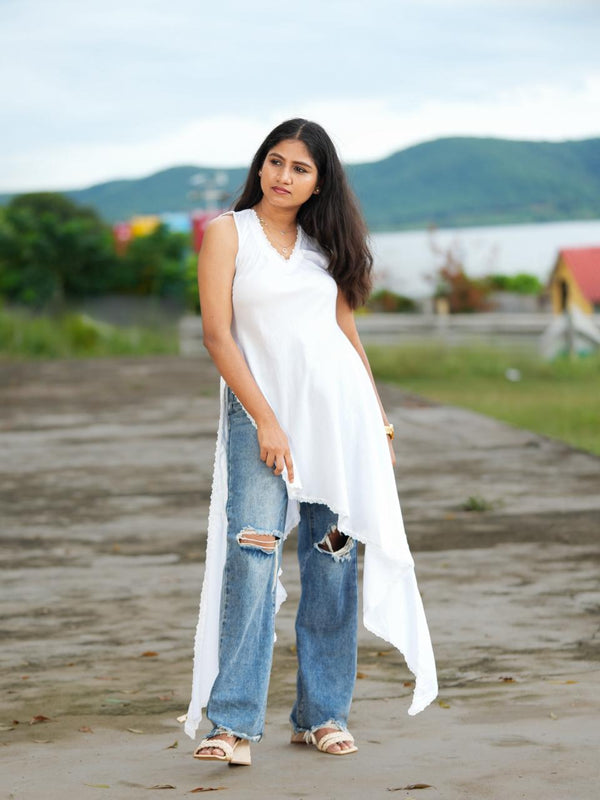 The Asymmetrical High-Low Tunic